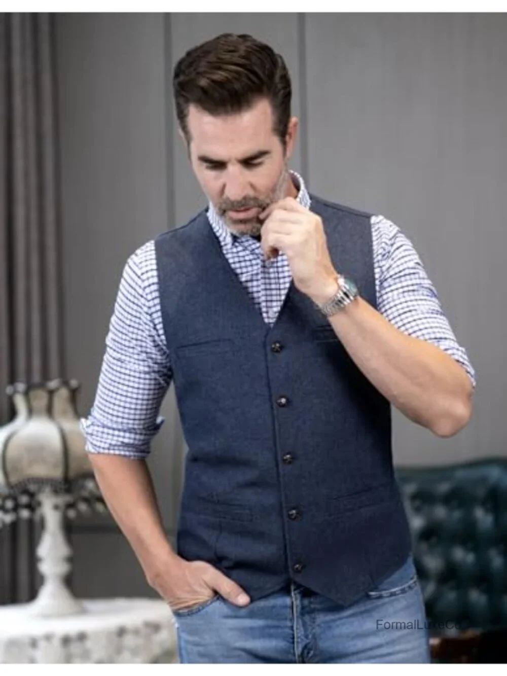 N/A men’s herringbone